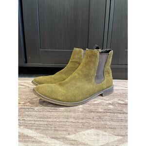 ASOS Men’s Ankle Boots Size 7 Green Suede Casual Date Business